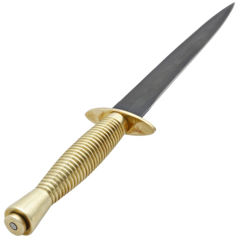 Fairbairn Sykes Commando Dagger with Leather Sheath