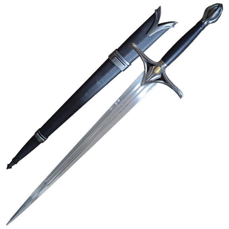 Fantasy Sword Replica with Steel Blade and Scabbard