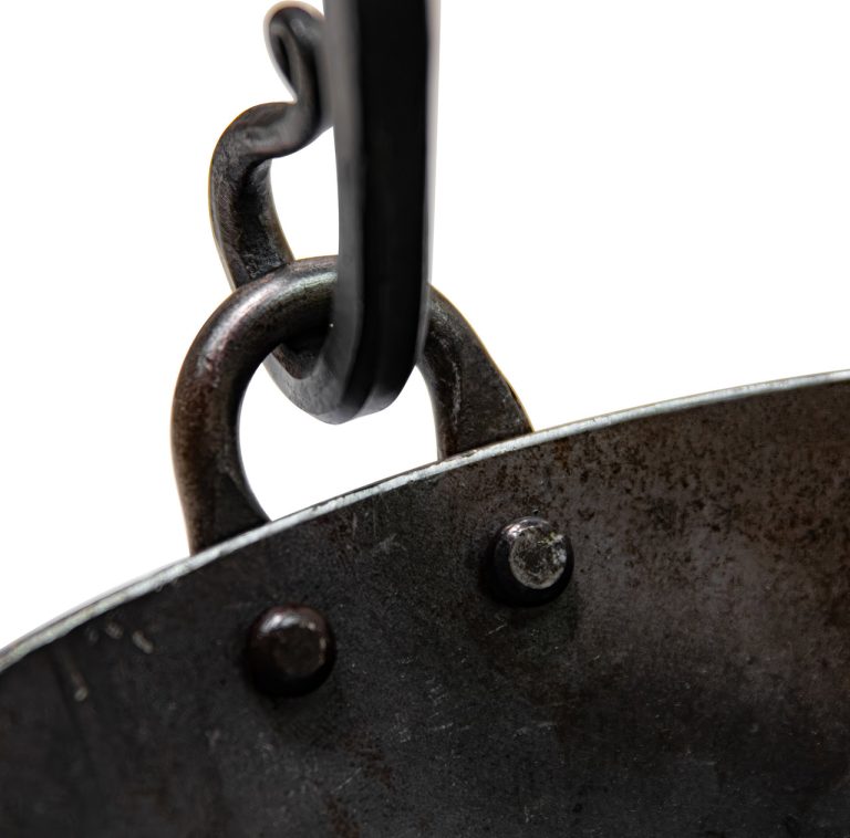 Viking Iron Cooking Pot with Twisted Handle