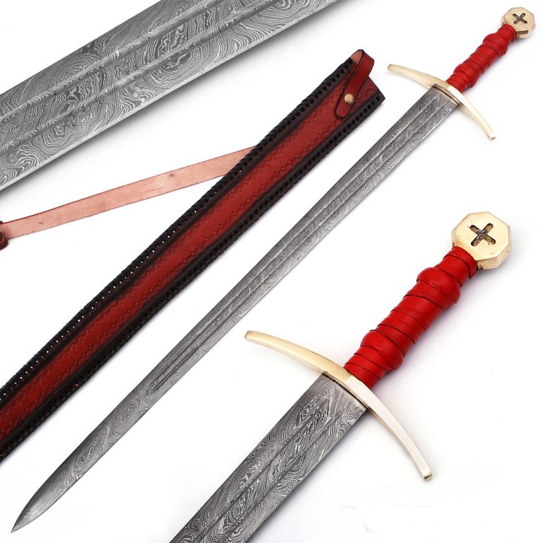 Damascus Steel Medieval Arming Sword