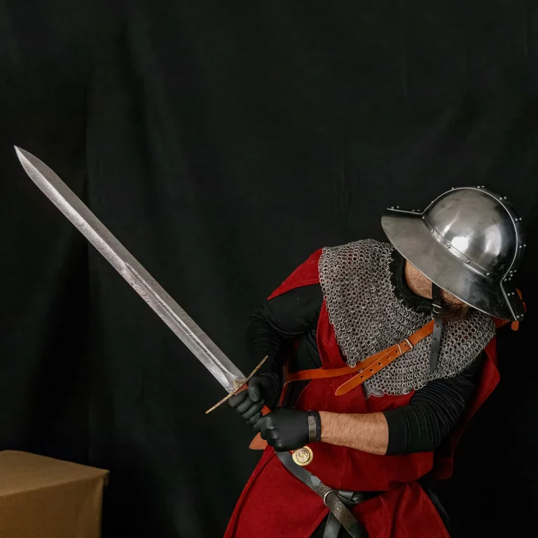 Damascus Steel Viking Longsword