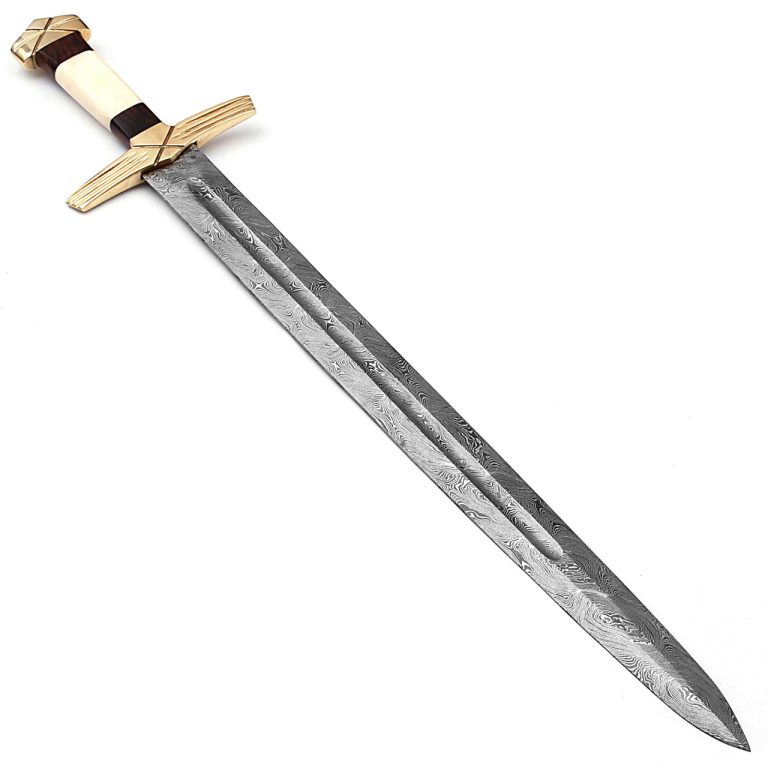 King Pattern Welded Damascus Viking Sword