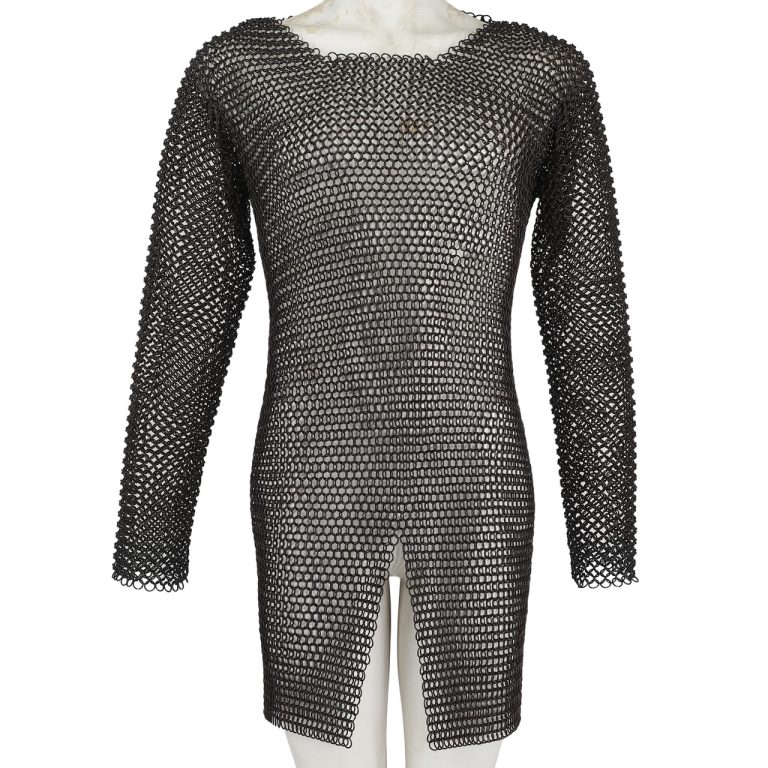 Full Body Chainmail Armor - Mild Steel, Sizes M-XL