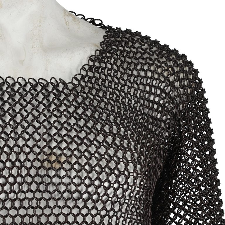 Full Body Chainmail Armor - Mild Steel, Sizes M-XL