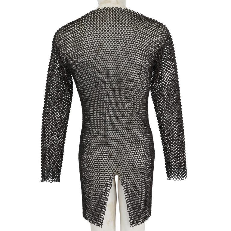 Full Body Chainmail Armor - Mild Steel, Sizes M-XL