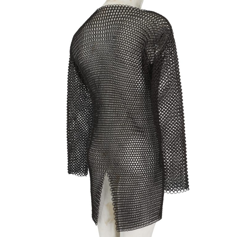 Full Body Chainmail Armor - Mild Steel, Sizes M-XL