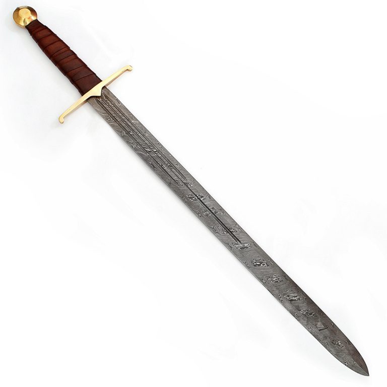 Damascus Full Tang Berserker Sword