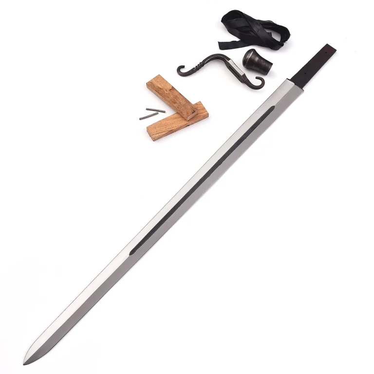 High Carbon Steel Medieval Longsword with Sheath