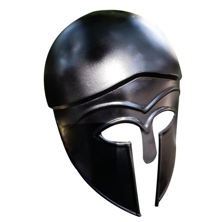 Hand Forged Battle Helmet with Liner and Buckle