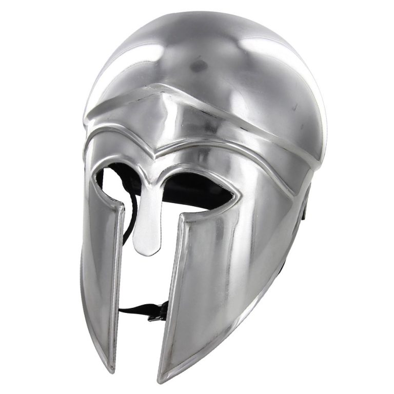 Hand Forged Battle Helmet with Adjustable Liner