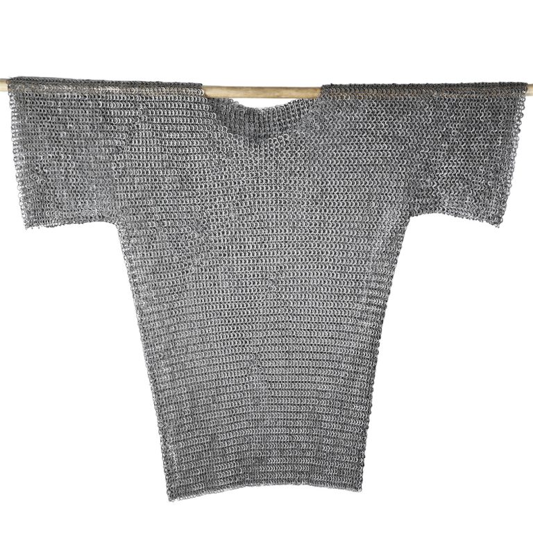 Half Sleeved Riveted Chainmail Armor - XL