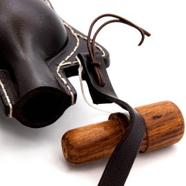 Bovine Leather Wineskin Flask