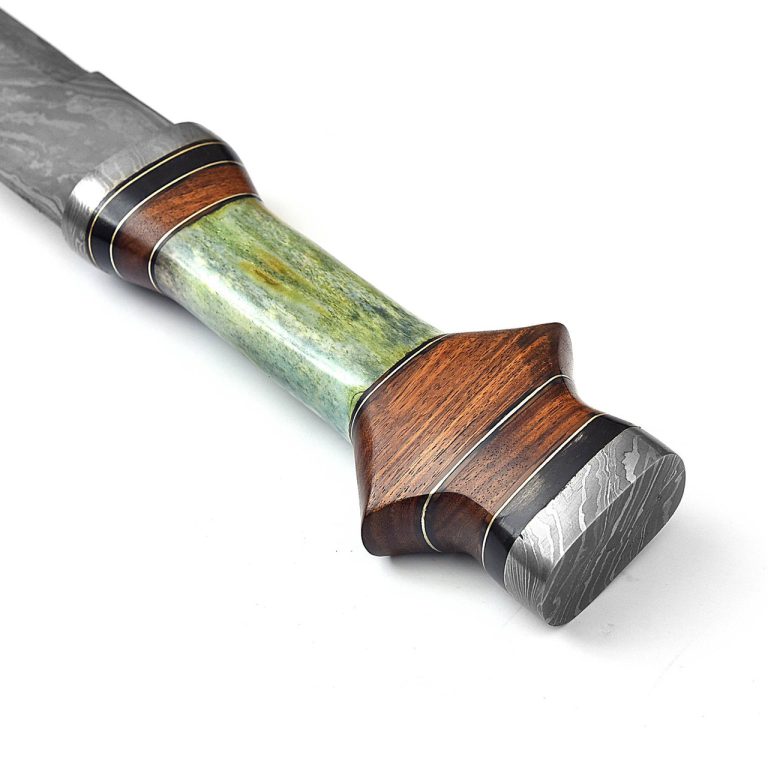 Damascus Forged Roman Gladiator Spatha with Sheath