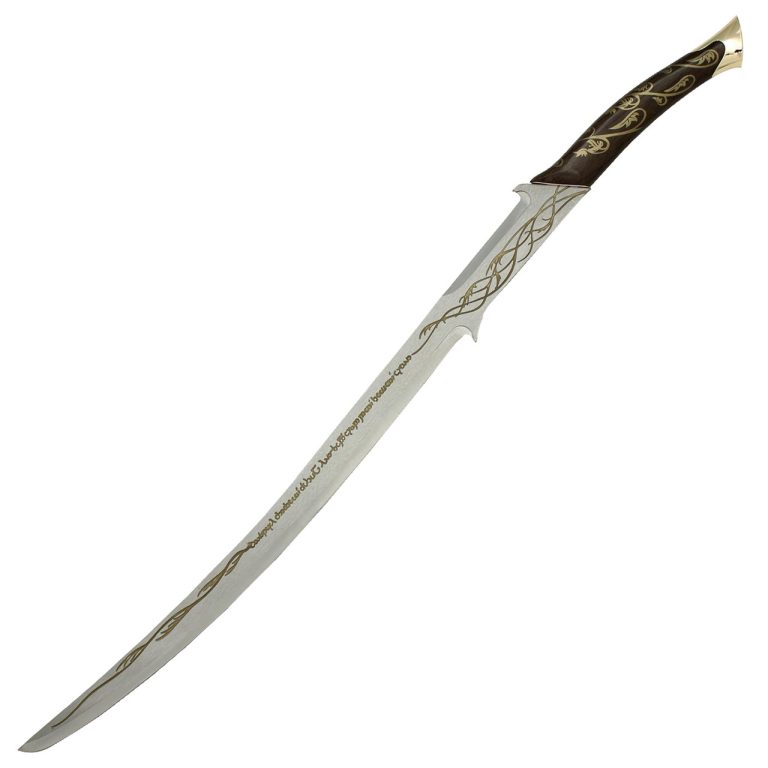 Forged Engraved Fantasy Longsword with Scabbard