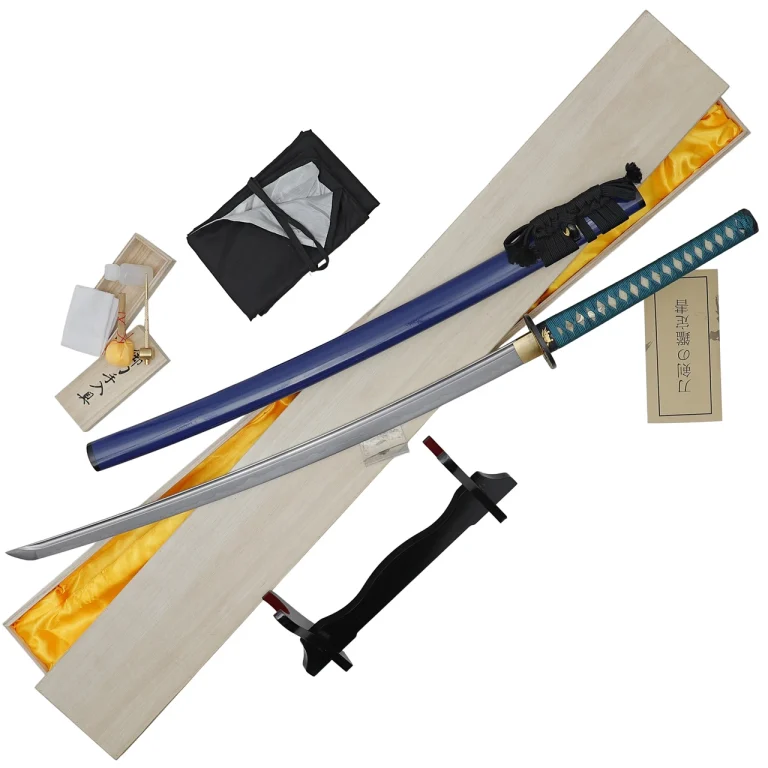 Forged 1095 High Carbon Steel Katana with Box