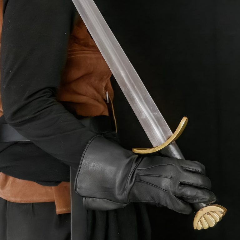 Brass-Accented Viking Replica Sword