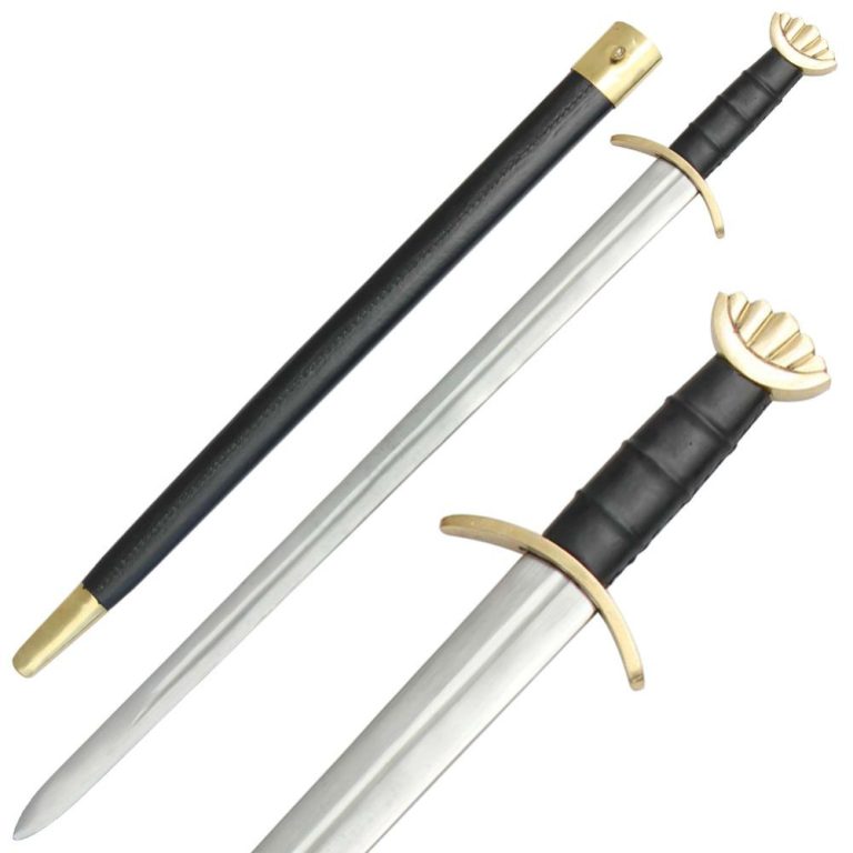 Brass-Accented Viking Replica Sword