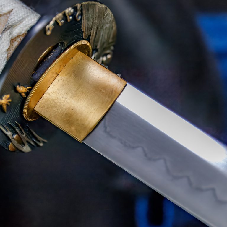 Damascus Steel Katana with Gift Box and Certificate