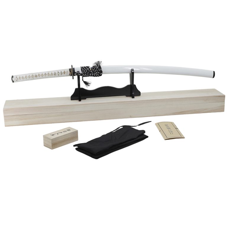 Damascus Steel Katana with Gift Box and Certificate