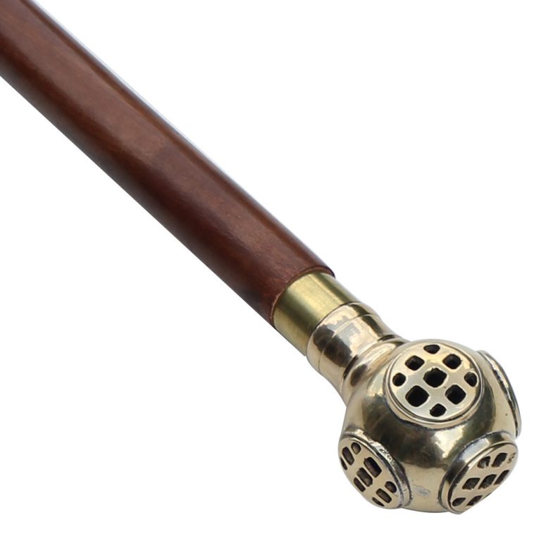Handcrafted Gentleman's Walking Cane for Divers