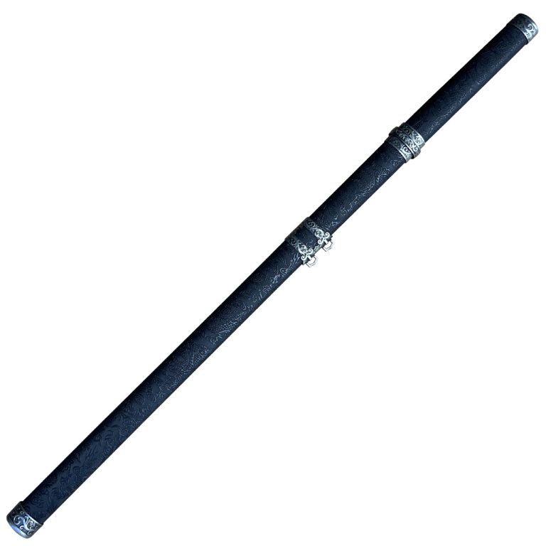 Japanese Ninjato – Full Tang with Leather Saya