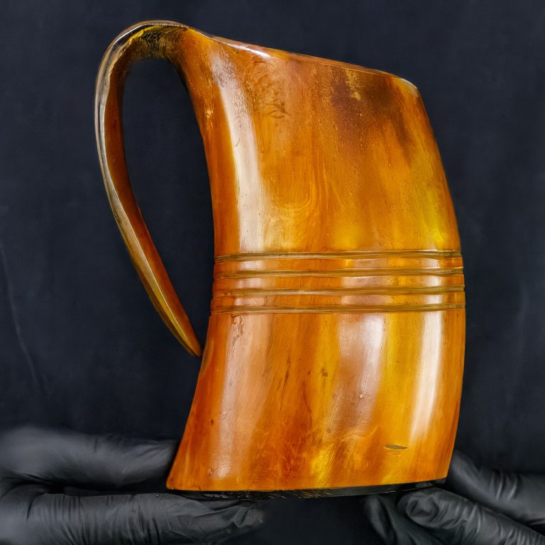 Viking Horn Tankard for Midsummer Celebrations