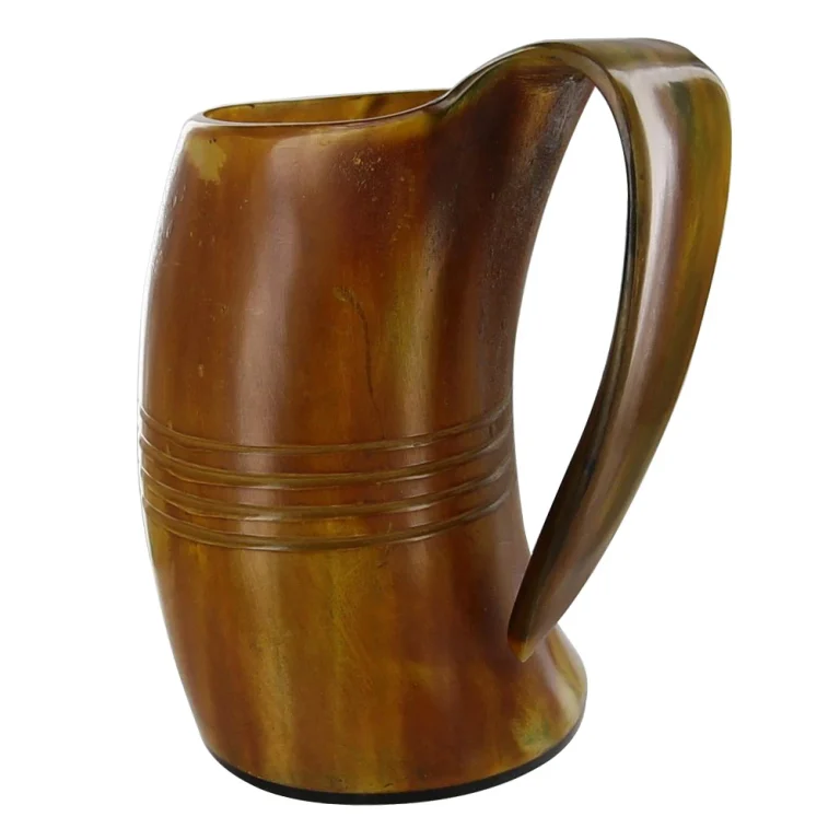 Viking Horn Tankard for Midsummer Celebrations