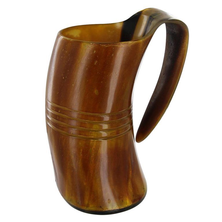 Viking Horn Tankard for Midsummer Celebrations