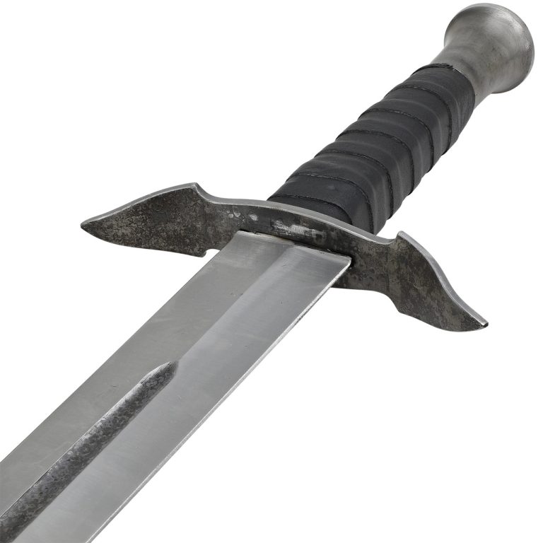 High Carbon Spring Steel Double-Edged Sword with Sheath