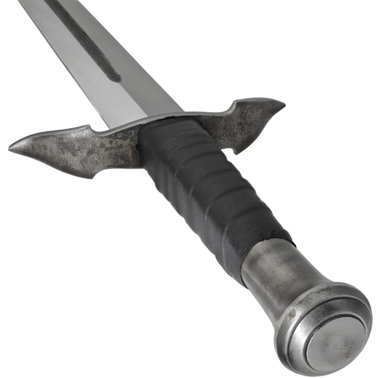 High Carbon Spring Steel Double-Edged Sword with Sheath
