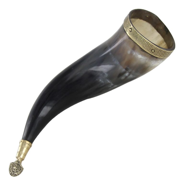 Natural Horn Drinking Vessel - Odin's Wisdom