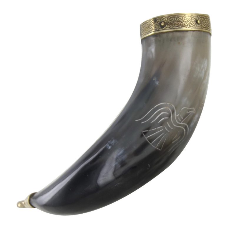 Natural Horn Drinking Vessel - Odin's Wisdom