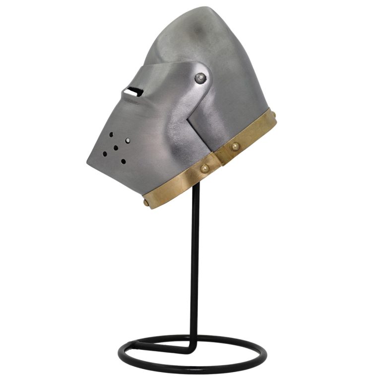 20G Steel Miniature Hounskull Bascinet Helmet