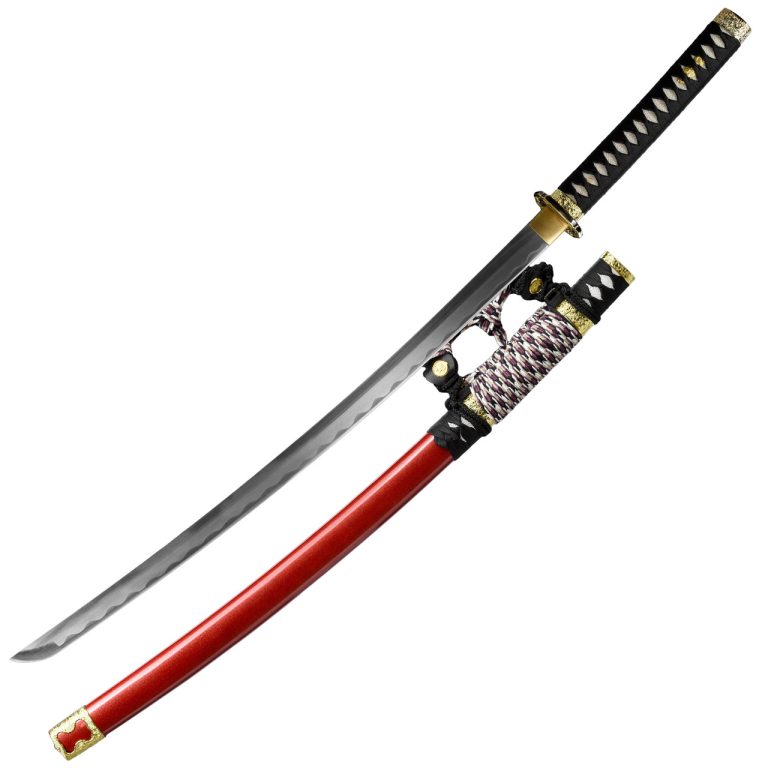 Hand Forged Samurai Tachi Katana with Scabbard