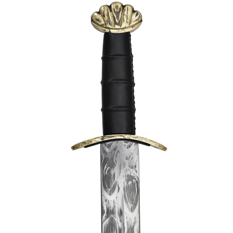 Viking Etched Blade Sword with Scabbard