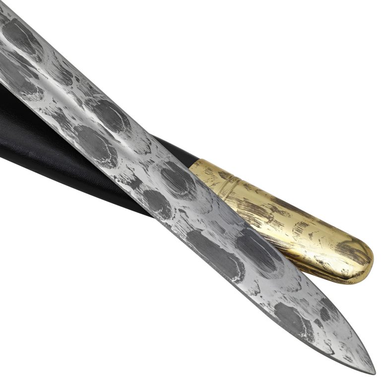 Viking Etched Blade Sword with Scabbard