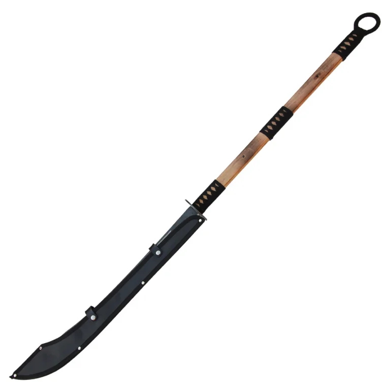Hand Forged Ashigaru Naginata Polearm Sword