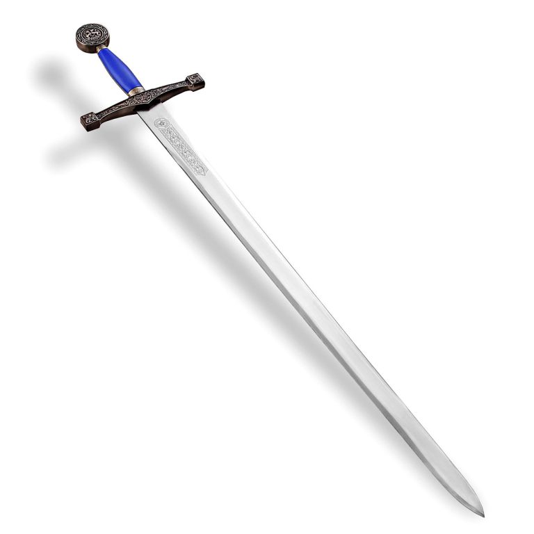 Excalibur Longsword - Silver and Blue