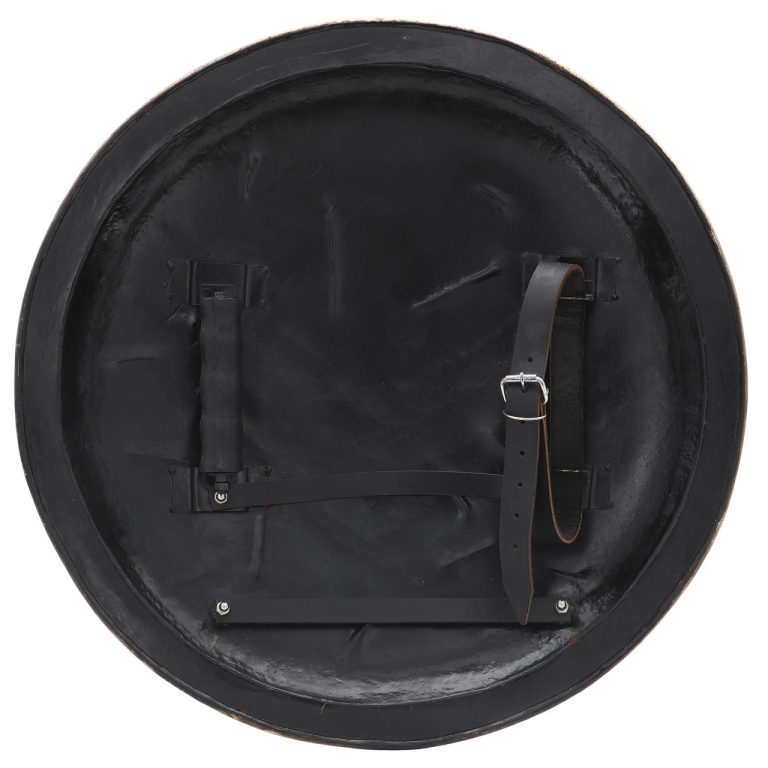 Spartan Shield Round - Mild Steel Antique Finish