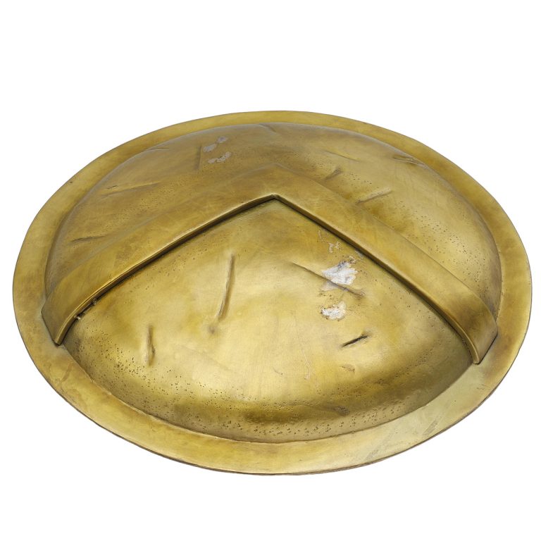 Spartan Shield Round - Mild Steel Antique Finish