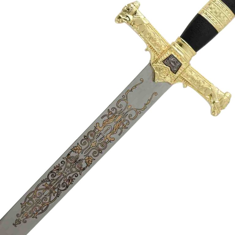 King Solomon Crusader Replica Longsword - Black