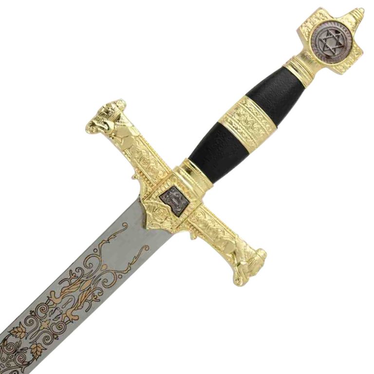 King Solomon Crusader Replica Longsword - Black