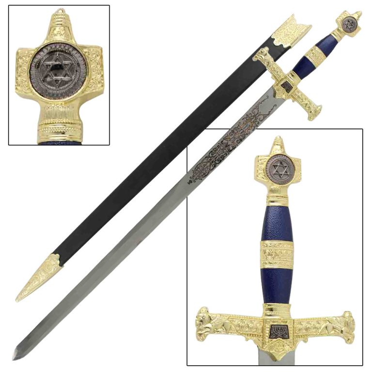 King Solomon Crusader Replica Longsword - Blue