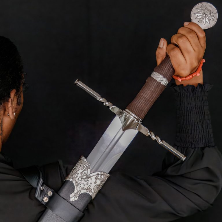 Fantasy Sword with Stainless Steel Blade and Scabbard