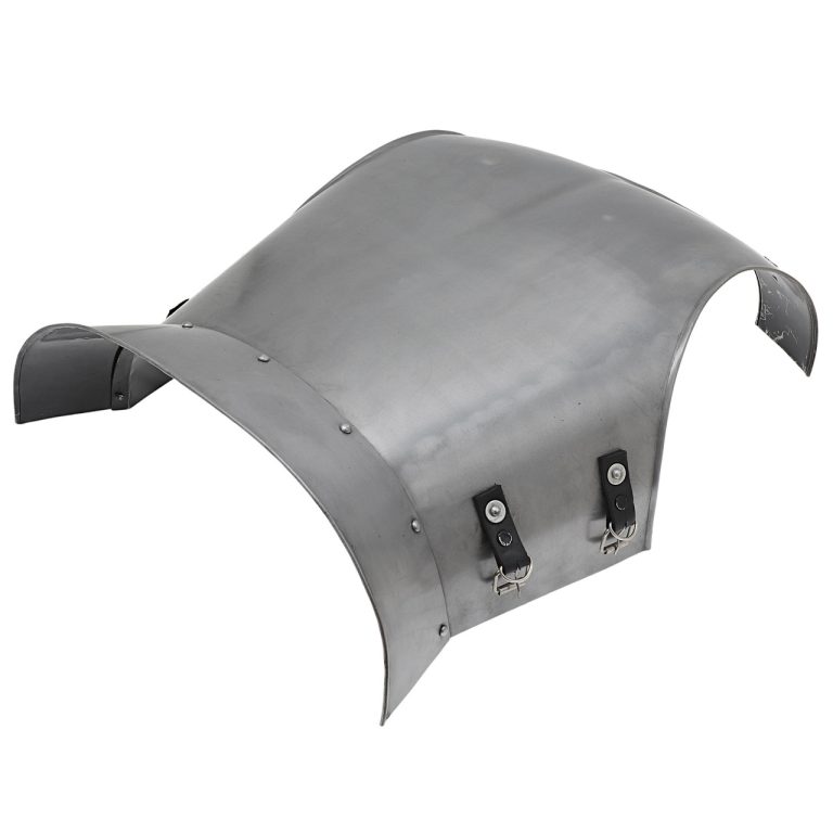 Leather Belt with Polished Steel and Brass Buckle