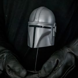 Mandalorian Miniature Steel Helmet Display Replica