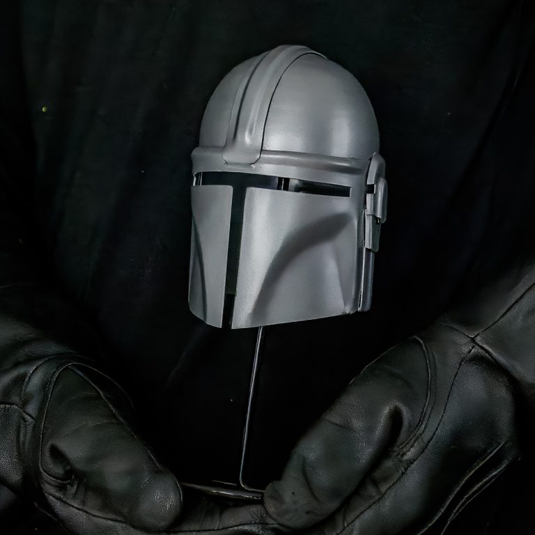 Mandalorian Miniature Steel Helmet Display Replica