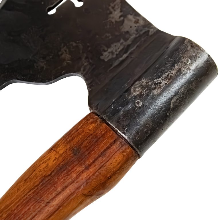 Hand Forged Crusader Axe for Camping and Costume