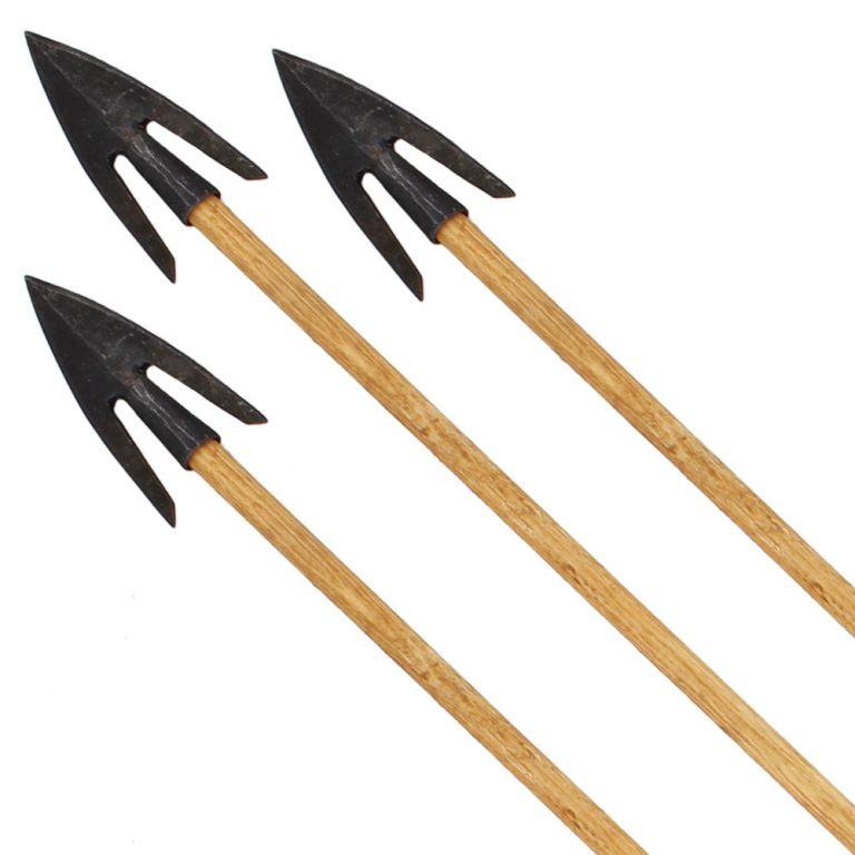 Iron Broadtail Arrowheads - Set of 3