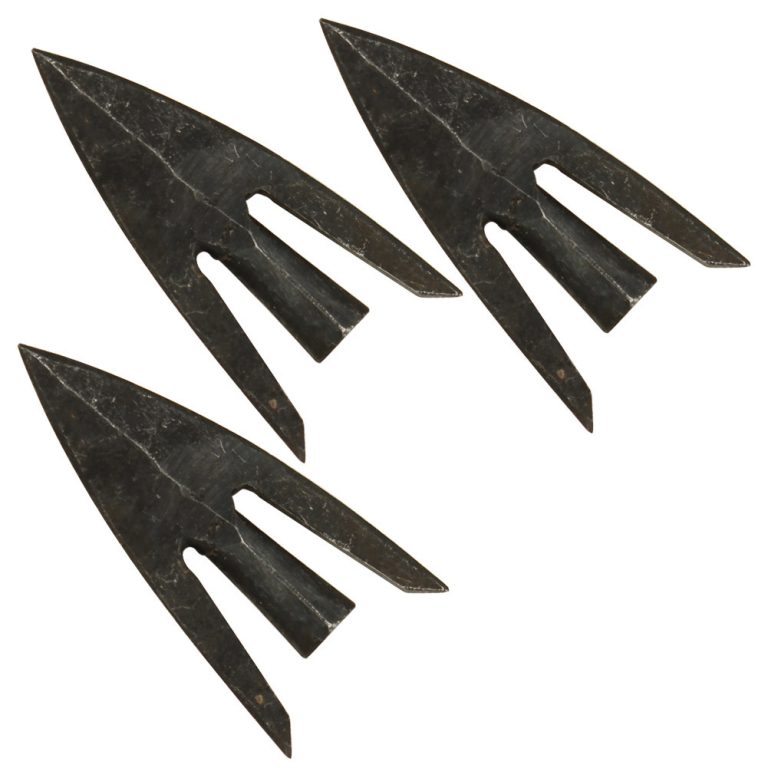 Iron Broadtail Arrowheads - Set of 3